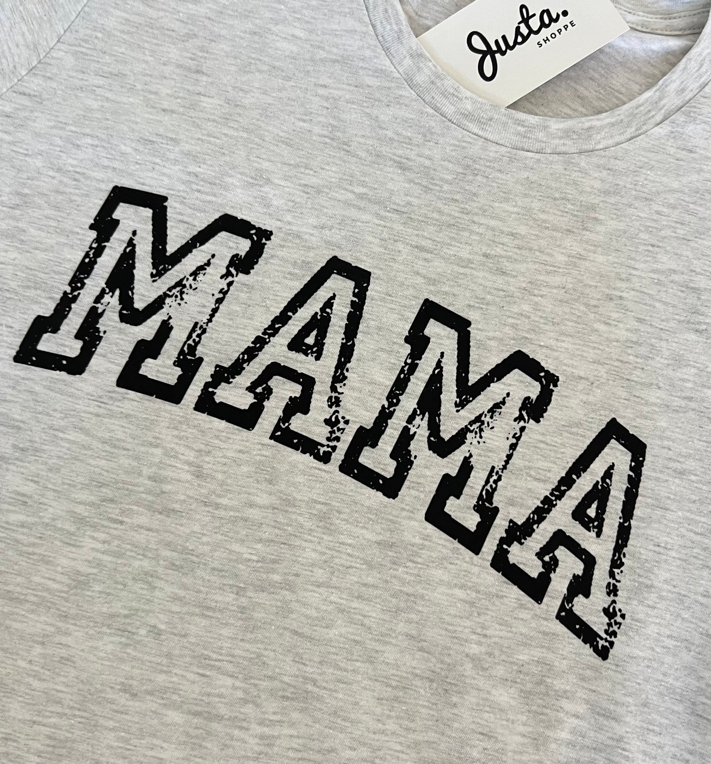 MAMA Distressed Graphic Tee