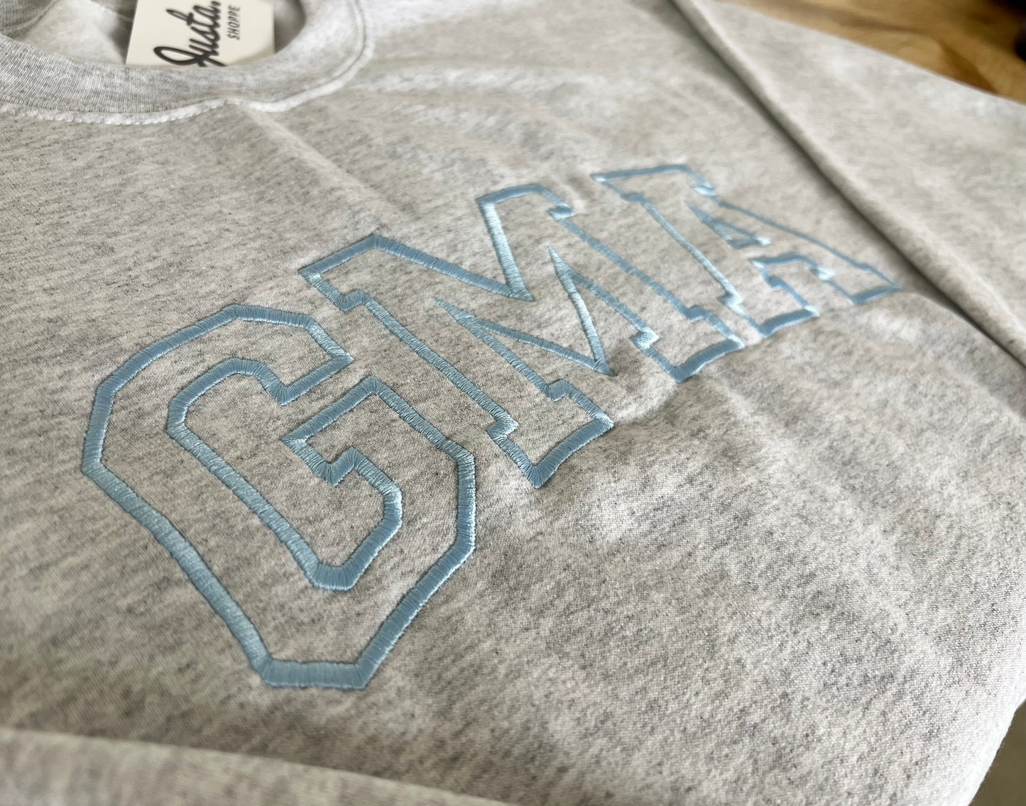 Collegiate GMA/NANA/AUNTIE Embroidered Basic Crew