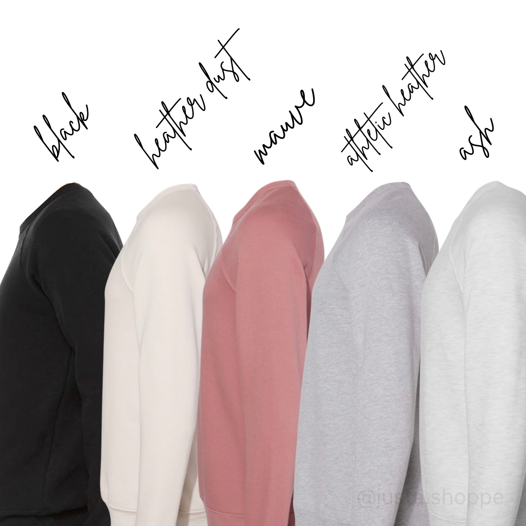 Established MAMA Embroidered Premium Crewneck