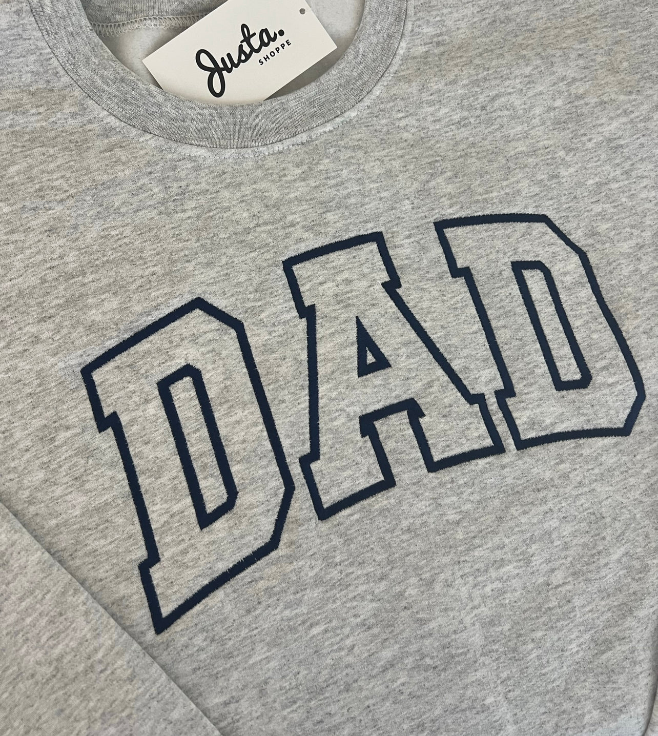 Collegiate DAD Embroidered Premium Crewneck