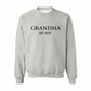 Established GMA/NANA/AUNTIE Embroidered Premium Crewneck