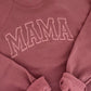 Collegiate MAMA Embroidered Premium Crewneck